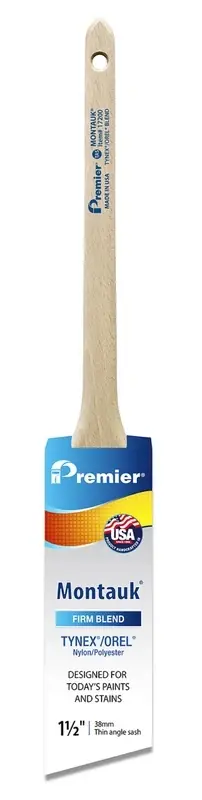 Premier Montauk 1-1/2 In. Firm Thin Angle Sash Paint Brush