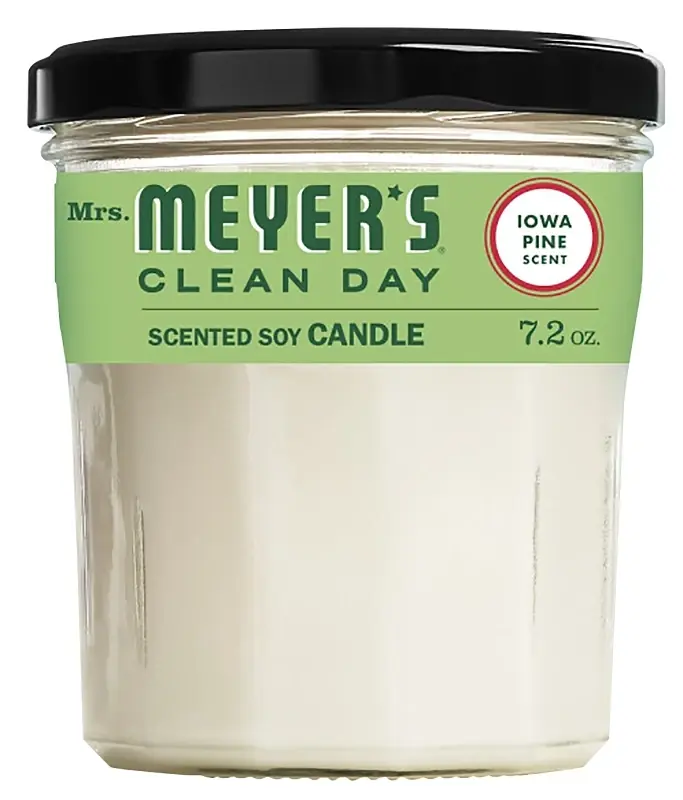 Mrs. Meyer‘s Clean Day White Iowa Pine Scent Soy Candle 7.2 Oz