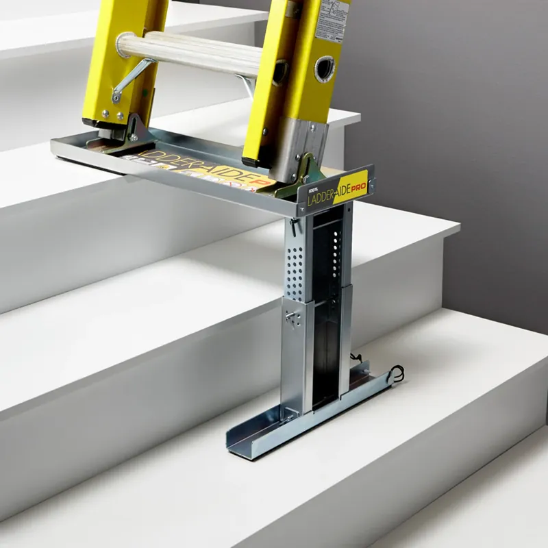 Ideal Security Ladder-Aide Pro Steel Silver Ladder Leveler 1 Pk