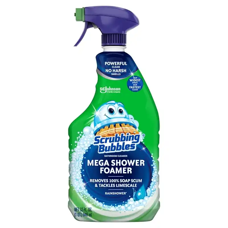 Scrubbing Bubbles Mega Shower Foamer Rainshower Scent Bathroom Cleaner 32 Oz 1 Pk