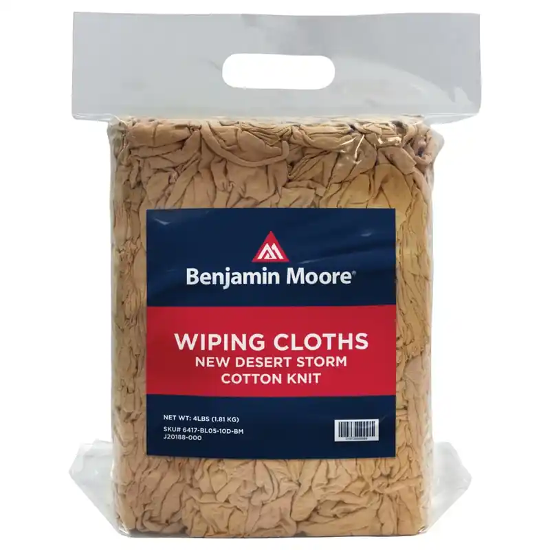 Benjamin Moore Desert Storm Cotton Knit Wiping Rags 4 Lb 1 Pk