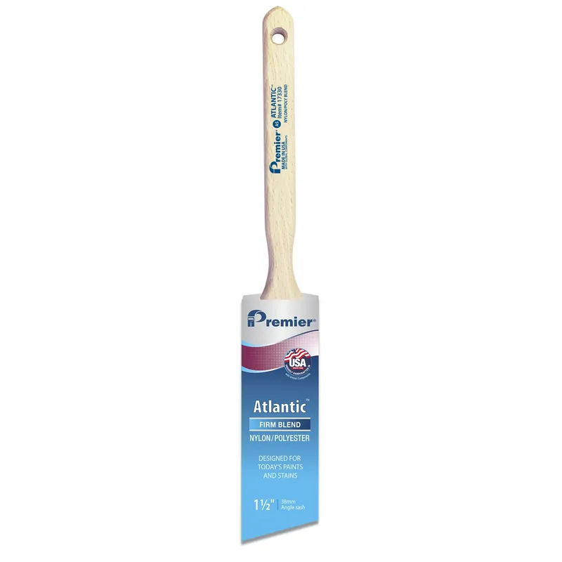 Paint Brush, Firm Nylon/Polyester, 1.5-In.