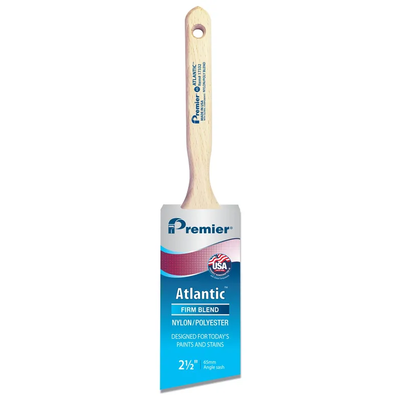 Paint Brush, Firm Nylon/Polyester, 2.5-In.