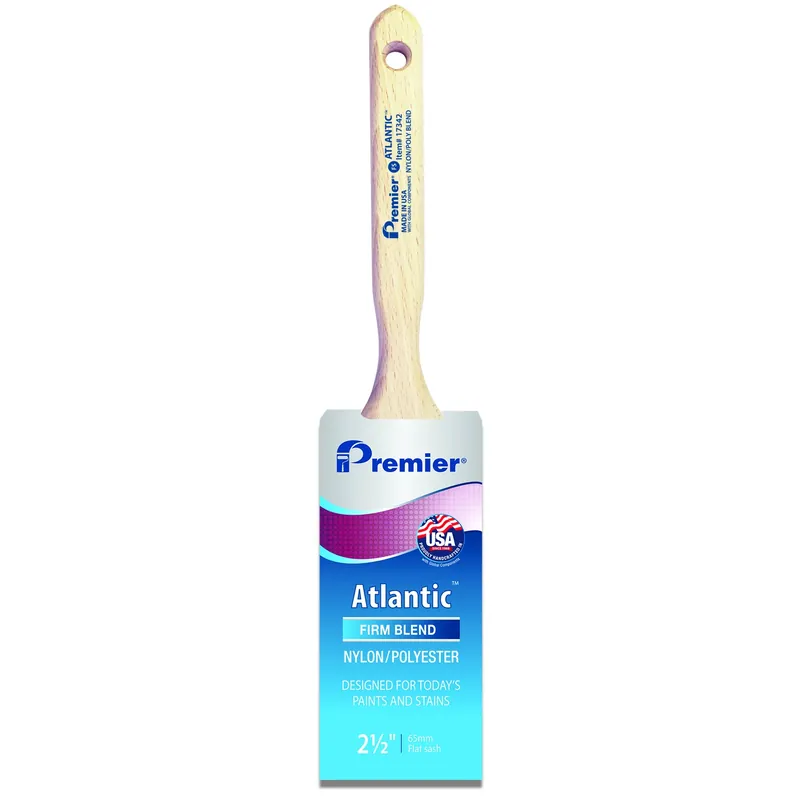 2-1/2 In. Flat Sash Nylon/poly Paint Brush - Model 17342