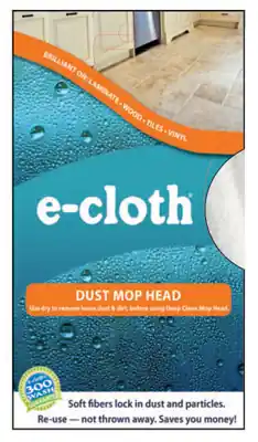 E-Cloth 18 In. Dust Polyester Blend Dust Mop Refill 1 Pk