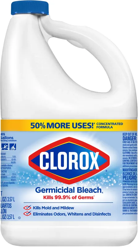 Germicidal Bleach, 121 Oz.