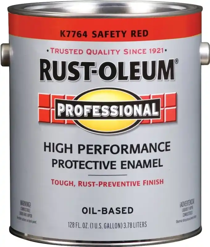 Professional 400 Enamel Paint, Safety Red, 1-Gallon