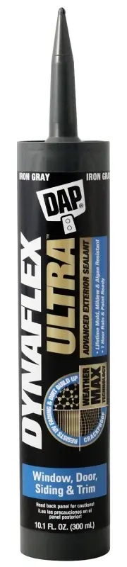 DAP Dynaflex Ultra Iron Gray Advanced Latex Door/Siding/ Window Sealant 10.1 Oz