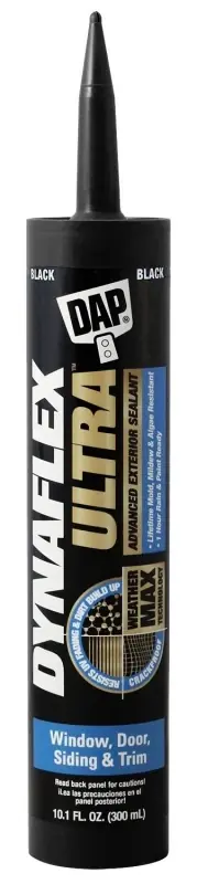 10.1 Oz. Black Advanced Exterior Sealant For Windows, Doors & Siding