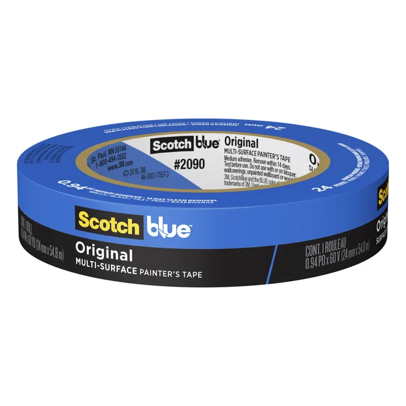 ScotchBlue 0.94 In. W X 60 Yd L Blue Medium Strength Original Painter‘s Tape 1 Pk