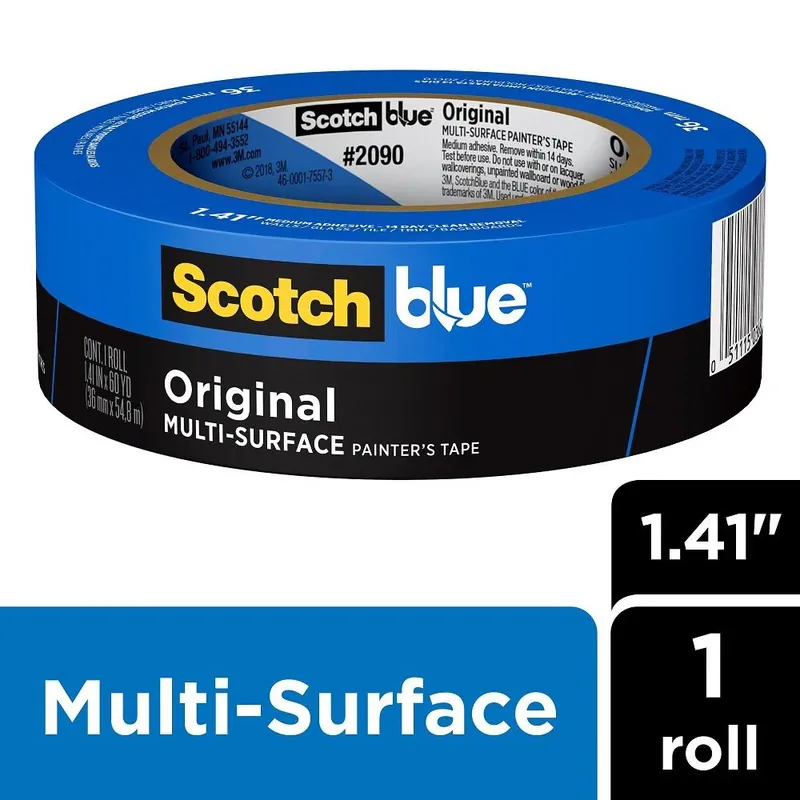 Original Multi-surface Painter‘s Tape 1.41 In. X 60 Yds. - Blue, Case Of 16