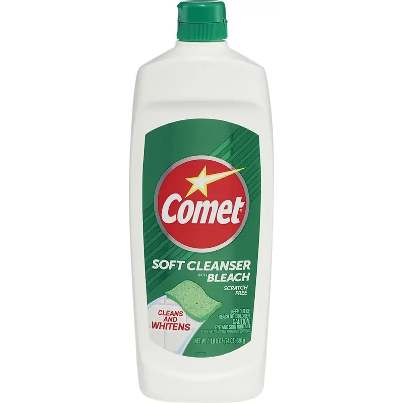 Comet No Scent Soft Cleaner With Bleach Cream 24 Oz