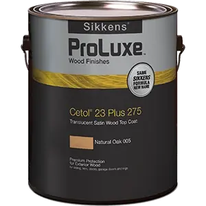ProLuxe 23 RE Top Coat, Satin Transparent, Dark Oak, 1-Gallon