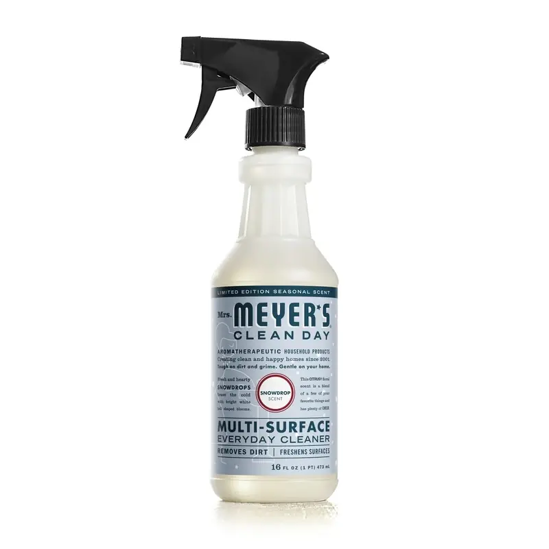 Mrs. Meyer‘s Clean Day Snowdrop Scent Organic Multi-Surface Cleaner Liquid Spray 16 Oz