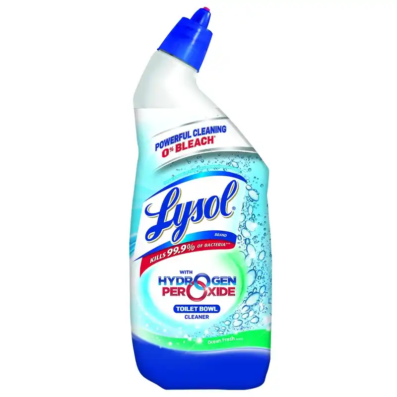 Power & Free Toilet Bowl Cleaner With Hydrogen Peroxide, Cool Spring Breeze Scent, 24 Oz.