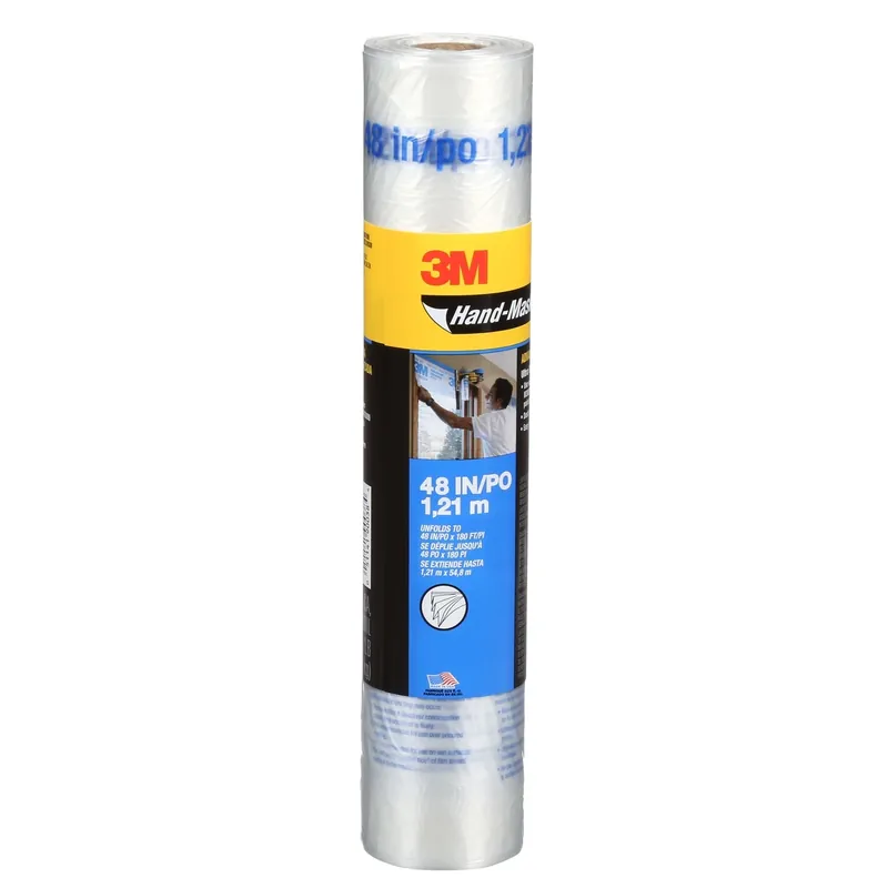3M Hand-Masker 48 In. W X 180 Ft. L X 0.35 Mil Plastic Masking Film 1 Pk