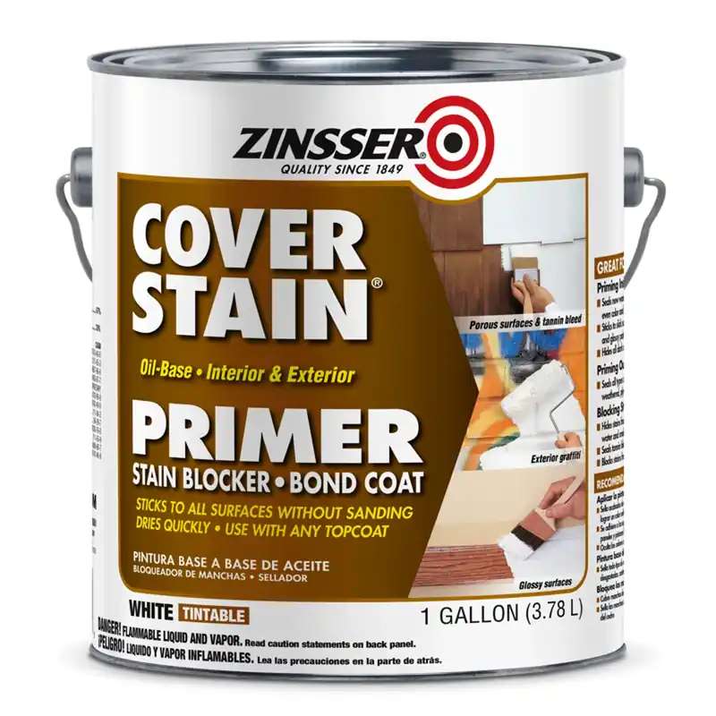 Cover Stain Primer, Sealer & Stain Killer, Oil Based, 1-Gallon