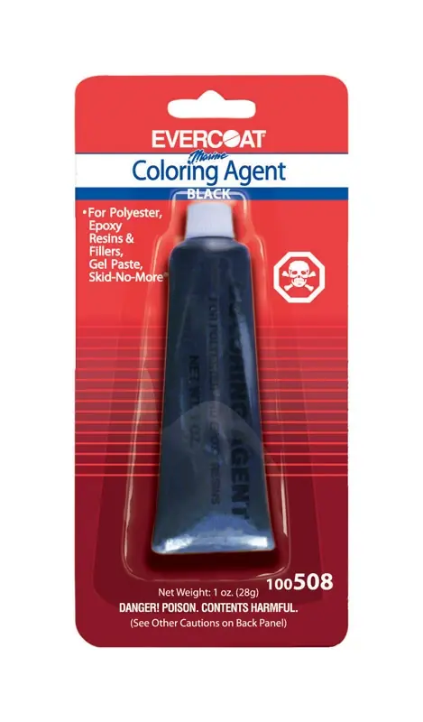 Coloring Agent Black 1 Oz - Marine And Automotive Use