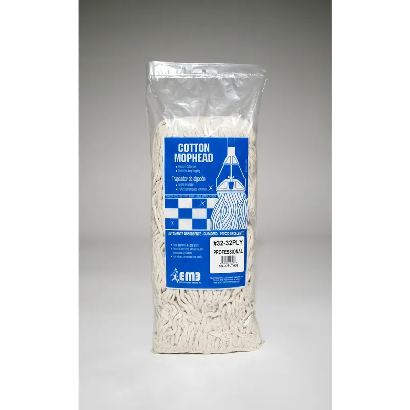 Elite Mops And Brooms 32 Cut End Cotton Mop Refill 1 Pk