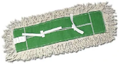 Natural Yarn Cotton Dust Mop Refill, Cut End, Green Seal Certified, 5 X 24 In.