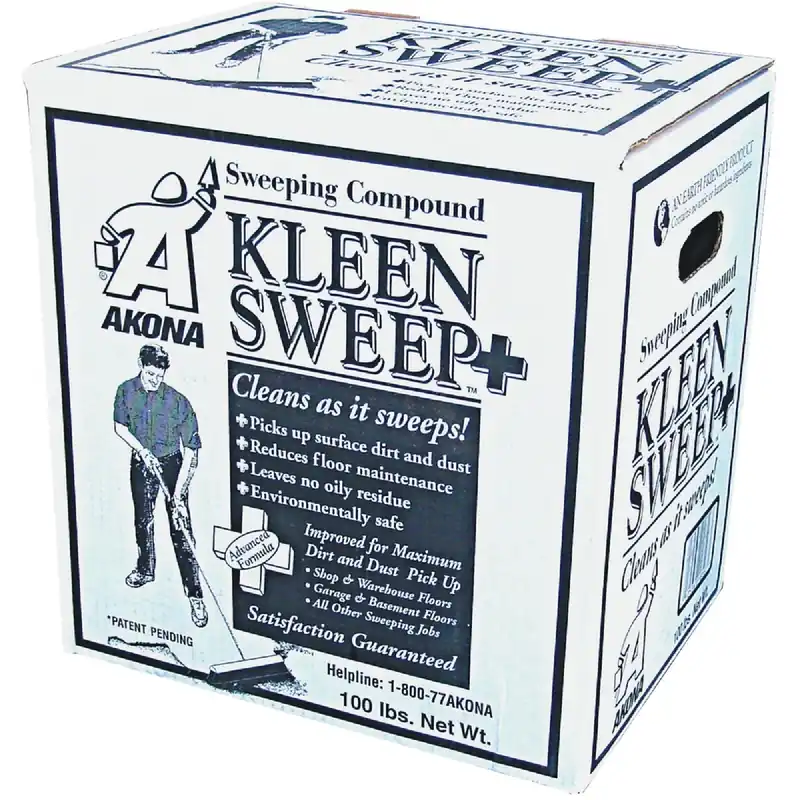 100 Lb. Non-petroleum Sweeping Compound For All Hard Surfaces