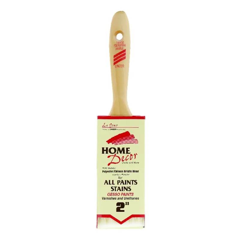 Linzer Home Decor 2 In. Flat Paint Brush
