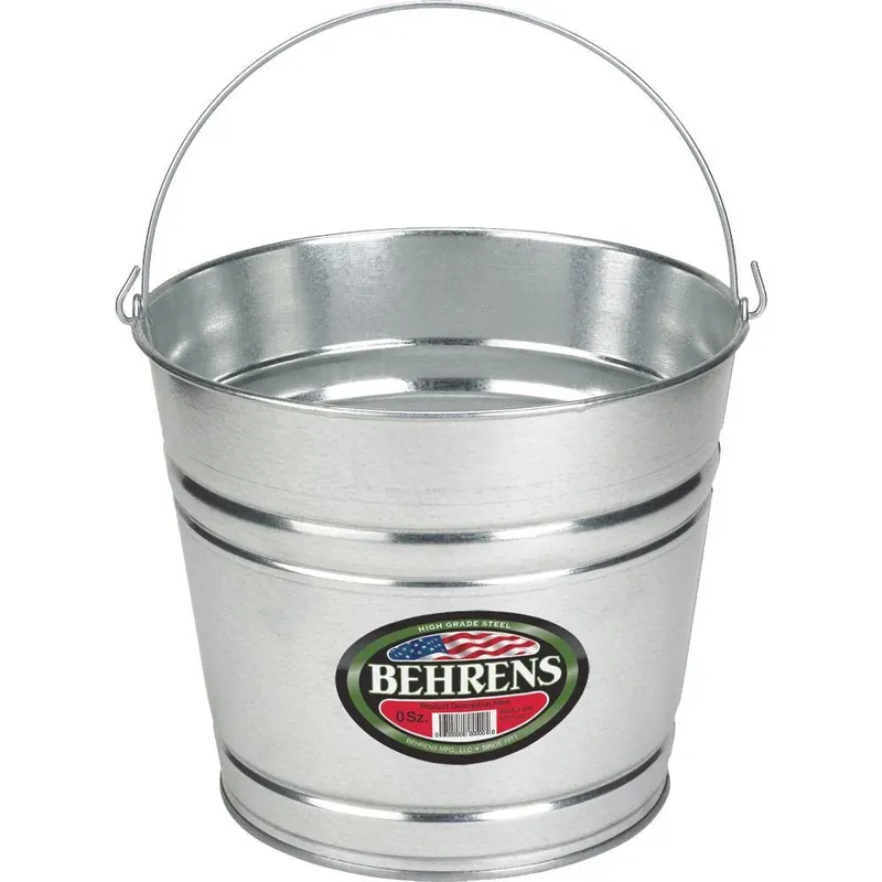 Galvanized Steel Water Pail, 14-Qt.