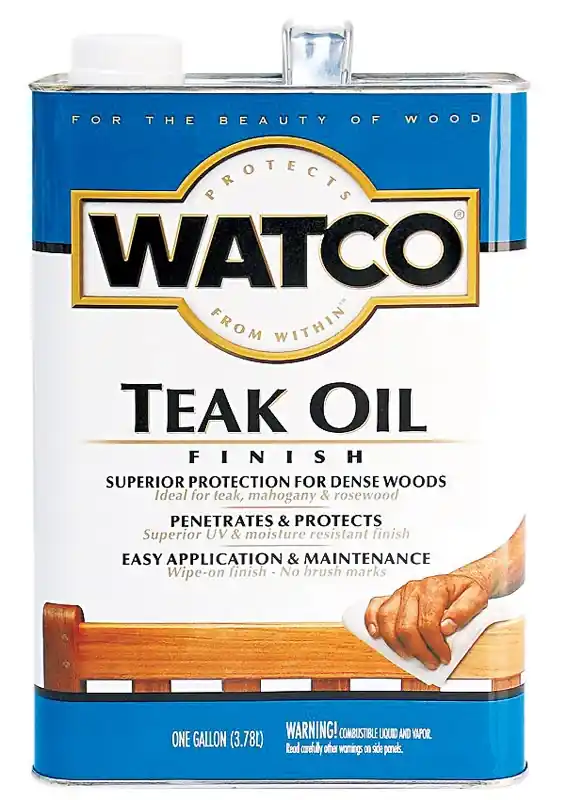 WATCO Transparent Satin Teak Oil-Based Teak Oil 1 Gal