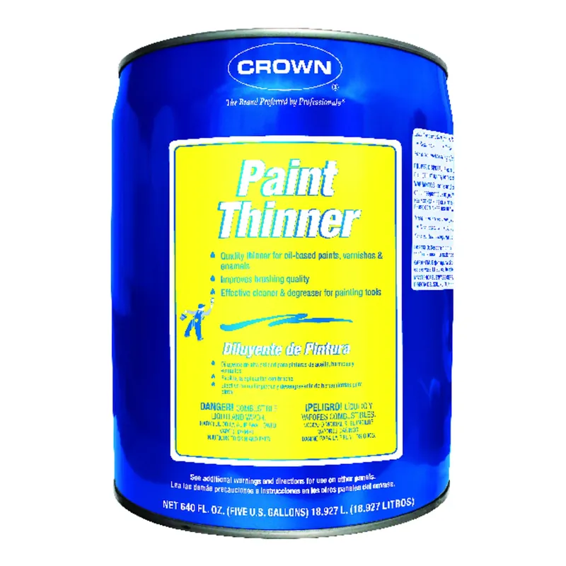Paint Thinner 5 Gallon - Mineral Spirits Solvent For Oil-based Paints