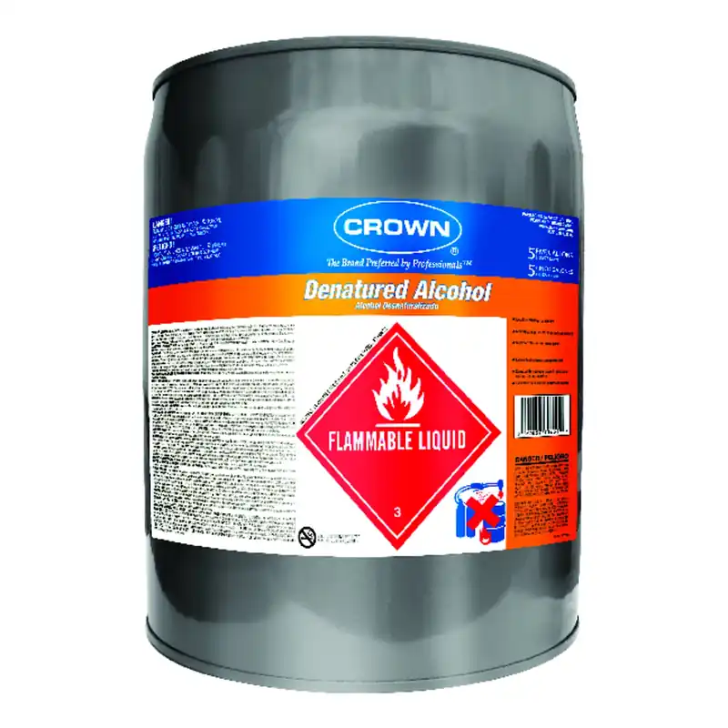 Denatured Alcohol 5 Gallon Liquid Cleaner And Solvent