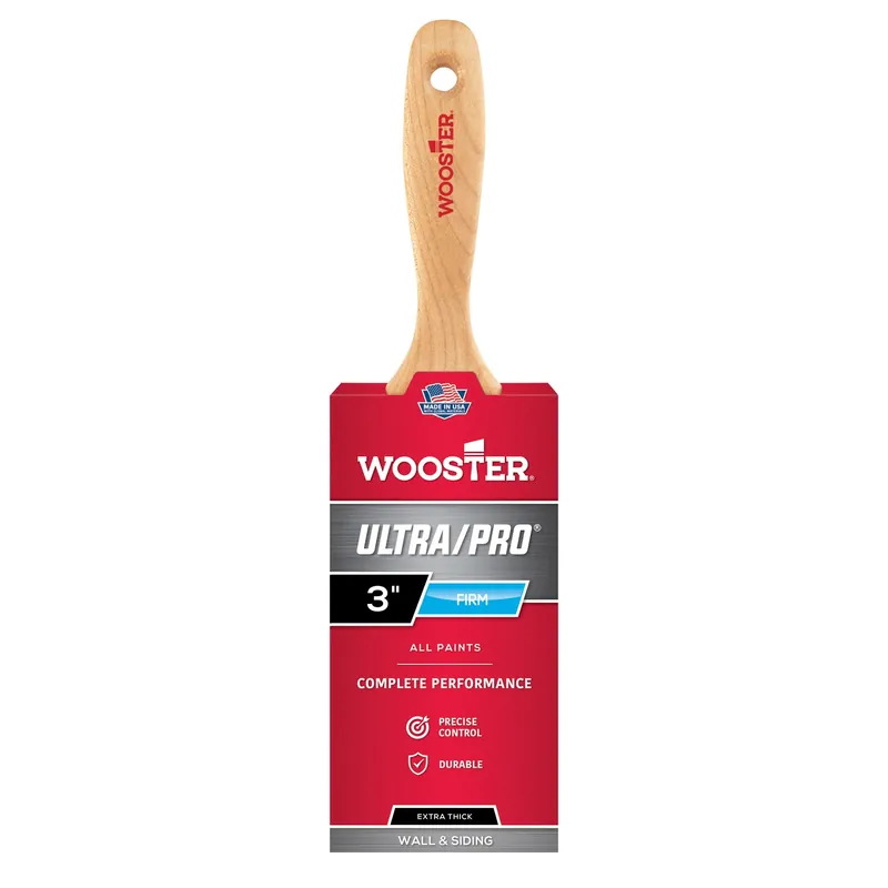 Ultra/Pro Firm Jaguar Wall Paint Brush, 3-In.