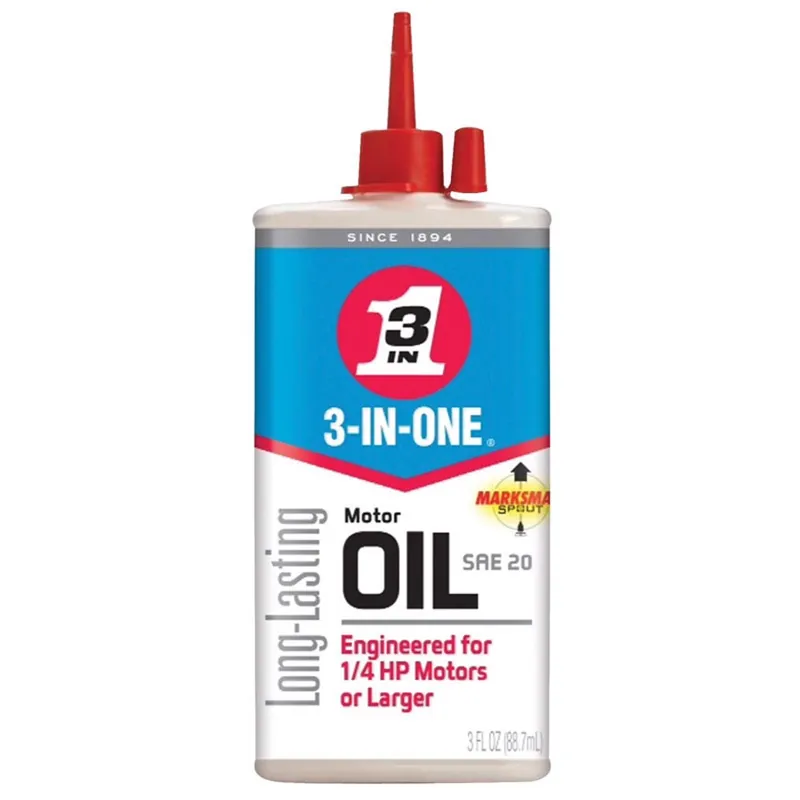 3-IN-ONE SAE 20 Electric Motor Oil 3 Oz 1 Pk