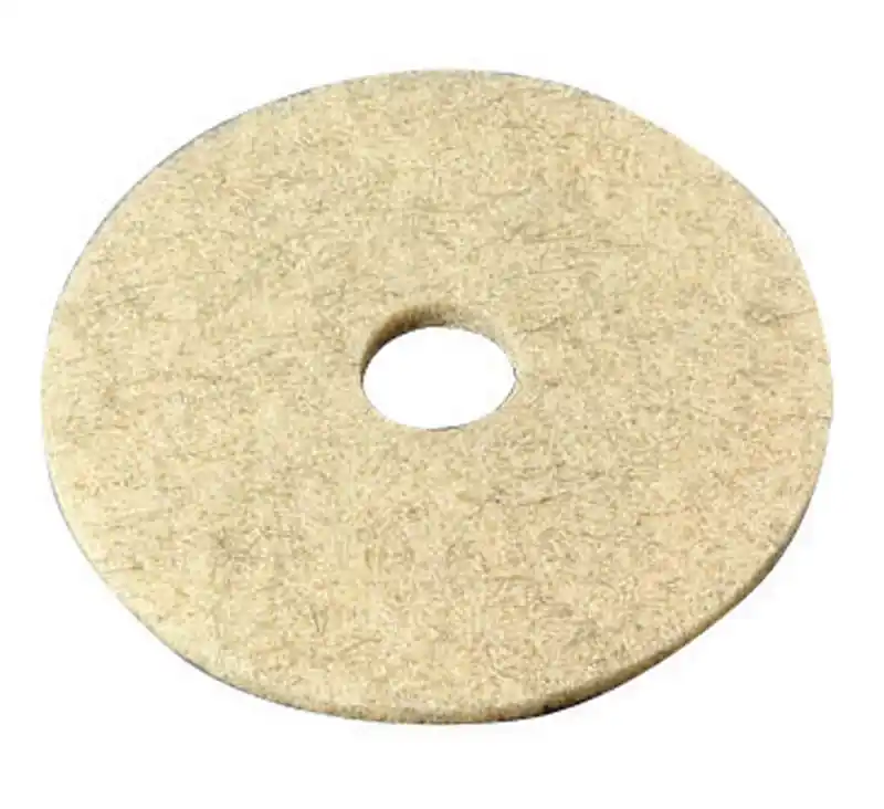 3M Natural Blend 20 In. D Non-Woven Natural/Polyester Fiber Buffer Pad Tan