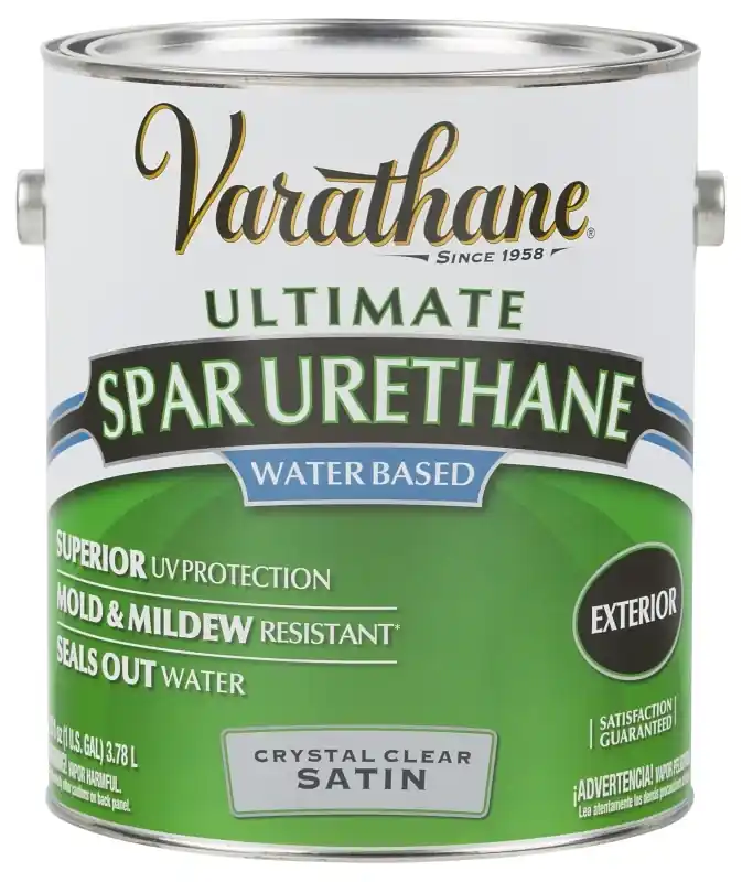 Outdoor Crystal Clear Spar Urethane, Satin, 1-Gallon