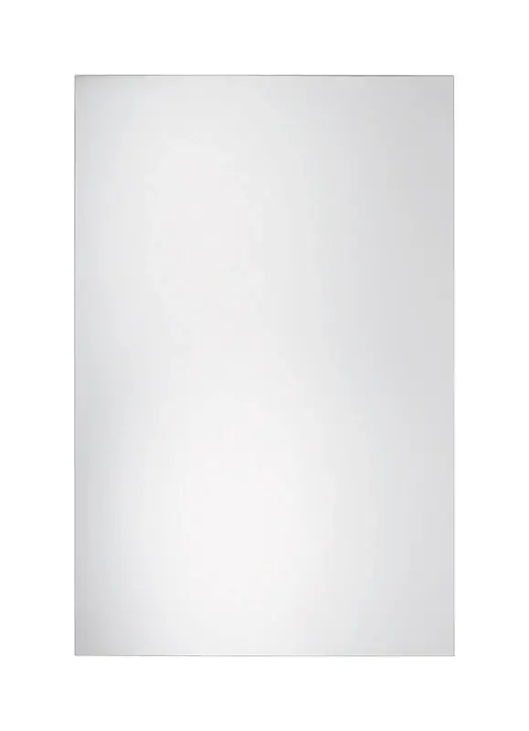 Single Glass Mirror Tile 36 In. W X 24 In. L X 1/8 In. Thickness
