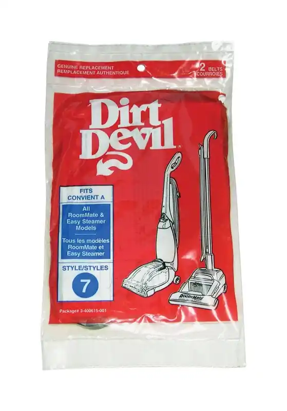 Dirt Devil Vacuum Belt For Belt 2 Pk Style 7