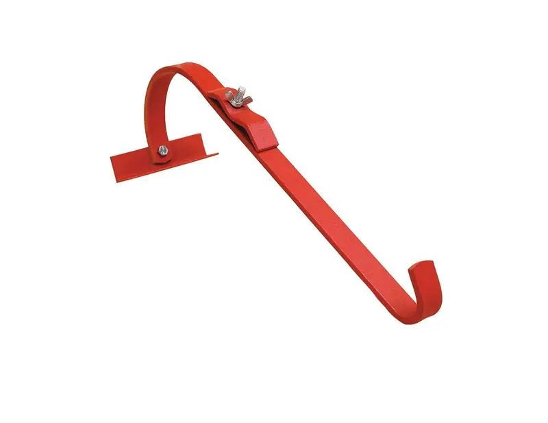 Qual-Craft Steel Red Ladder Hooks 1 Pk