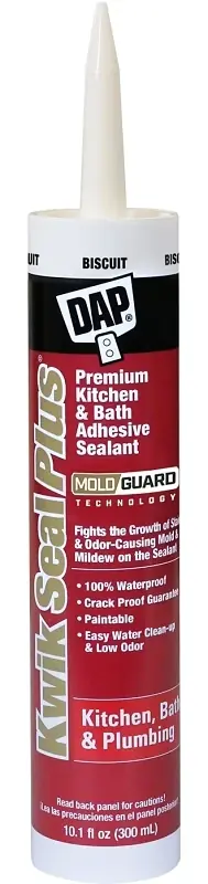 10.1 Oz. Biscuit Kitchen & Bath Adhesive Sealant With Microban