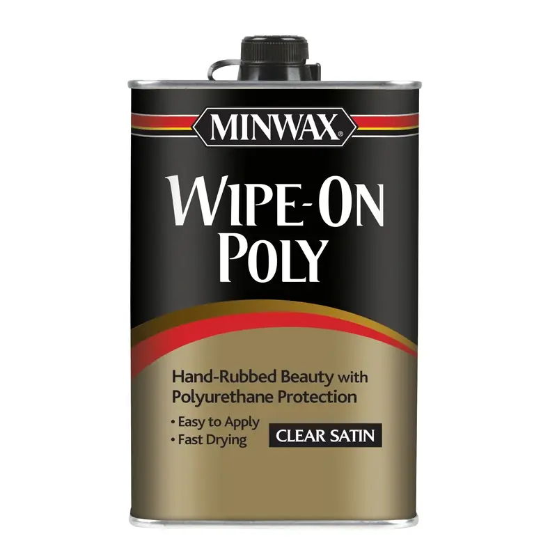 Wipe-on Poly Satin Clear Polyurethane, 1 Quart - Oil-based Finish
