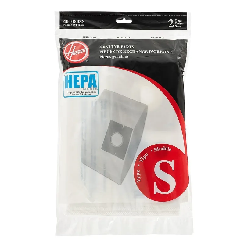 Hoover HEPA Vacuum Bag 2 Pk Type S
