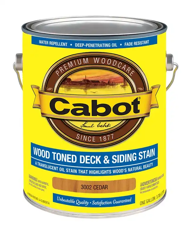 Deck & Siding Stain, Cedar Tone, 1-Gallon