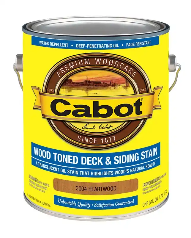 Alkyd/oil Base Wood Toned Deck & Siding Stain, Heartwood, 1 Gallon