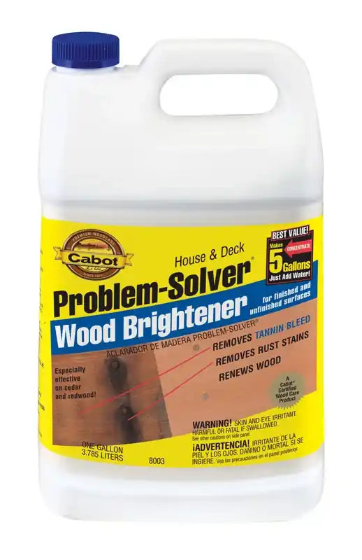 Problem Solver Wood Brightener, Water Based, 1-Gallon Concentrate