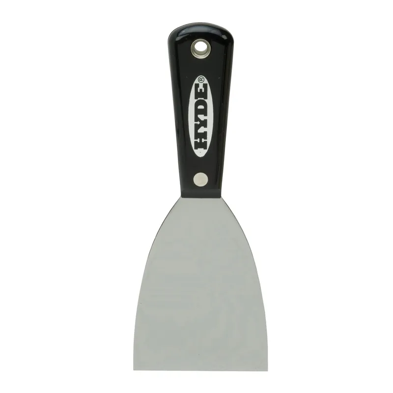 Scraper Tool, Chisel Edge, Stiff High-Carbon Steel Blade, 3-In.