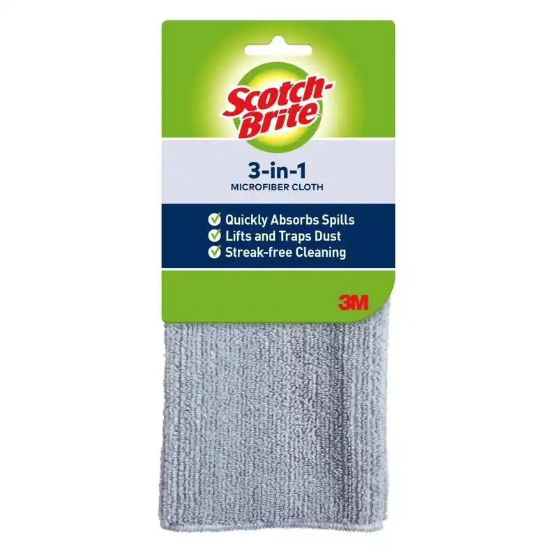 Scotch-Brite Microfiber Dusting Cloth 12 In. W X 14 In. L 1 Pk