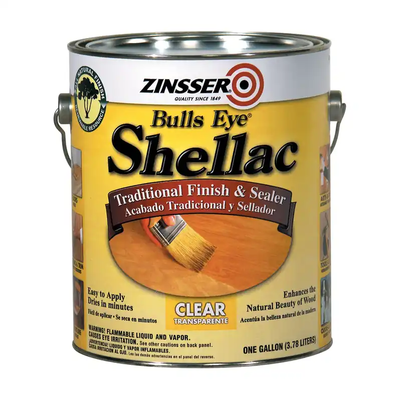 Bulls Eye Clear Shellac, Gallon