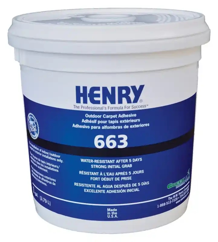 663 Outdoor Carpet Adhesive, 1-Gal.