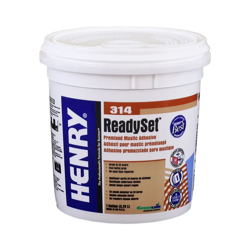 Henry 314 Ready Set High Strength Off White Premixed Mastic Adhesive 1 Pk