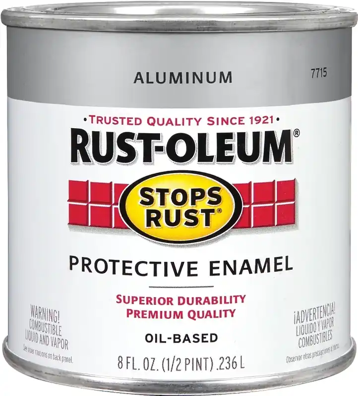 Stops Rust 1/2-Pint Aluminum Enamel