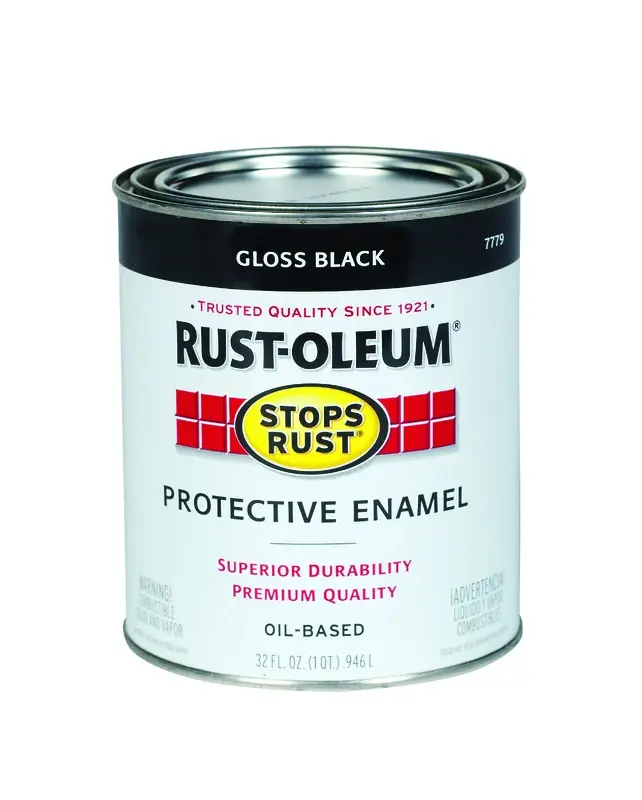 Stops Rust Qt. Gloss Black Enamel